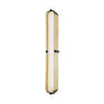 Tribeca Bathroom Vanity Light - Aged Brass / Alabaster