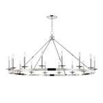 Allendale Chandelier - Polished Nickel