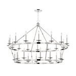 Allendale Two Tier Chandelier - Polished Nickel