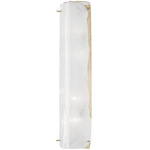 Hines Wall Sconce - Aged Brass / Clear