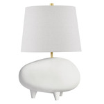 Tiptoe Table Lamp - Matte White / Grey