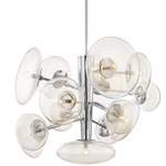 Opera Pendant - Polished Nickel / Clear