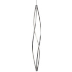 In The Wind Vertical Pendant - Titan Grey / Opal