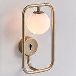 Sircle Wall Sconce - Champagne Gold / Opal