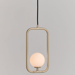 Sircle Pendant - Champagne Gold / Opal