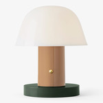 Setago Table Lamp - Beige / Forest