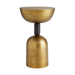 Dax Accent Table - Antique Brass