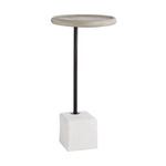 Davies Accent Table - Oak / White