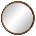 Edmund Mirror - Brass / Brown