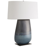 Deagan Table Lamp - Bronze / Beige Linen