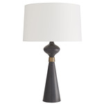 Evette Table Lamp - Bronze / Off White