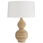 Donna Table Lamp - Natural / Off White