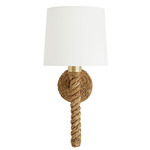 Douglas Wall Sconce - Brass / Natural