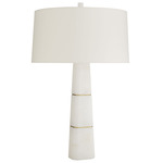 Dosman Table Lamp - White / Ivory