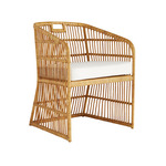 Lyford Chair - Natural / White Linen