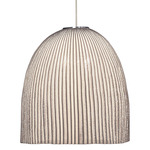 Onn Pendant - Polished Nickel / White
