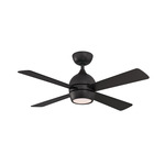 Kwad Ceiling Fan with Light - Black / Black