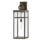 Porter Outdoor Wall Lantern - Oil Rubbed Bronze / Clear