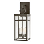 Porter Outdoor Wall Lantern - Oil Rubbed Bronze / Clear