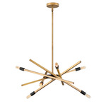 Archer Chandelier - Heritage Brass