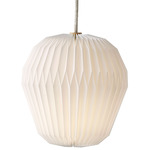 The Bouquet Pendant - Light Oak / White