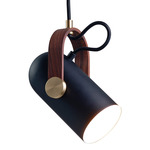 Carronade Pendant - Walnut / Black