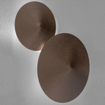 Faya Duo Wall Sconce - Brushed Bronze