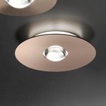 Bugia Single Ceiling Flush Light - Gloss Bronze