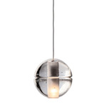 14.1 Pendant - Brushed Nickel / Clear
