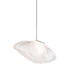73.1 Pendant - Brushed Nickel / Clear