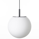 Sfera Pendant - Matte Black / Triplex Opal