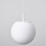 Sfera Pendant - Matte White / Triplex Opal