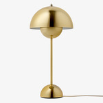 Flowerpot VP3 Table Lamp - Polished Brass / Polished Brass
