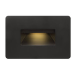 12V Luna Horizontal Step Light - Satin Black