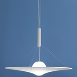 Manto Pendant - Light Grey / White