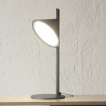 Orchid Table Lamp - Anthracite Grey / Opal