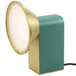 Wonder Table Lamp - Satin Brass / Vintage Green