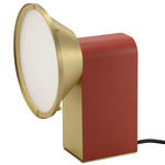 Wonder Table Lamp - Satin Brass / Guava