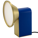 Wonder Table Lamp - Polished Brass / Dark Blue