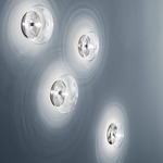 Essenza Wall Sconce - Black Chrome / Clear