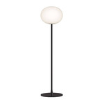 Glo-Ball Floor Lamp - Matte Black / White