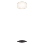Glo-Ball Floor Lamp - Matte Black / White