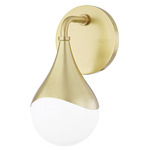 Ariana Short Wall Sconce - Aged Brass