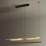 Sistema Lamina 45 Linear Pendant - Black