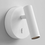 Enna Surface Round Wall Sconce - Matte White