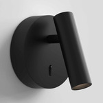 Enna Surface Round Wall Sconce - Matte Black