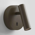 Enna Surface Round Wall Sconce - Bronze