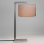 Ravello Table Lamp - Matt Nickel / Oyster