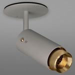 Exhaust Spot Light - Stone / Brass