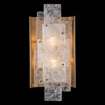 Lunea Wall Sconce - Gold Leaf / Crystal